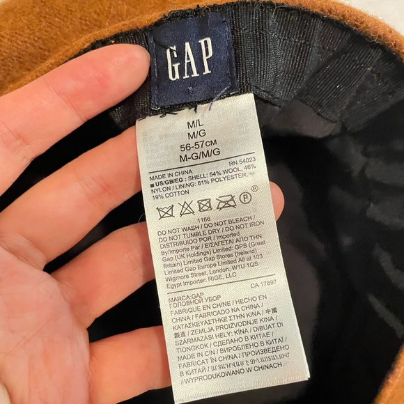 NWOT- GAP Gold Orange Beret - Picture 3 of 3